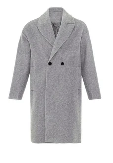 Antioch Wintermantel Double Breasted Grau