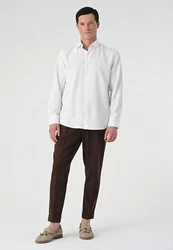 Antioch Blusenshirt Kent Collar Shirt Weiß/Creme/Grau/Khaki