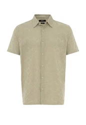 Antioch Blusenshirt Kent Collar Shirt Khaki/Beige/Dunkelgrün/Grün/Weiß