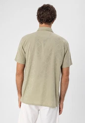 Antioch Blusenshirt Kent Collar Shirt Khaki/Beige/Dunkelgrün/Grün/Weiß