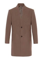 Antioch Wintermantel Stand Collar Braun/Grau/Beige/Lila/Khaki