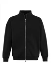 Antioch Sweatshirt Stand Collar Zip-up Schwarz