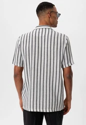 Antioch Blusenshirt Antonio Schwarz/Beige/Weiß/Creme