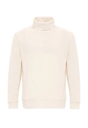 Sweatshirt Turtleneck Ribbed Jumper