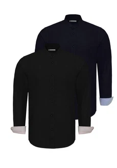 Dandalo Blusenshirt DEYVID Dunkelblau/Schwarz/Hellblau Dandalo Blusenshirt DEYVID Dunkelblau/Schwarz/Hellblau