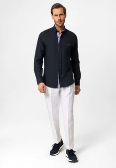 Dandalo Blusenshirt Dinko Dunkelblau/Blau Dandalo Blusenshirt Dinko Dunkelblau/Blau