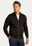 Jacey Quinn Cardigan Modern Fit Moline Heavy Type Dunkelbraun/Schwarz/Braun