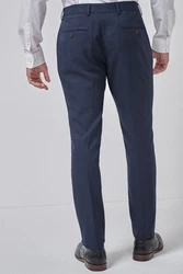 Next Anzughose Slim Fit Anzug (1-tlg) Dunkelblau/Blau/Hellblau