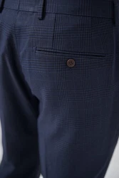 Next Anzughose Slim Fit Anzug (1-tlg) Dunkelblau/Blau/Hellblau