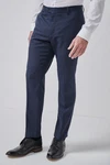 Next Anzughose Slim Fit Anzug (1-tlg) Dunkelblau/Blau/Hellblau