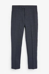 Anzughose Anzug mit Karomuster: Slim Fit Hose (1-tlg)