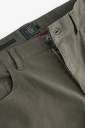 Next Hose Slim Fit Motion Flex Khaki/Dunkelgrün