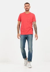 camel active 5-Pocket-Jeans Regular Fit Blau/Hellblau
