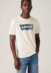 LEVI'S T-Shirt Graphic Set-In Neck Weiß/Creme/Rot/Khaki/Beige