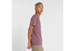 New Balance T-Shirt SPORT ESSENTIALS HEATHERTECH Rosa/Bordeaux/Dunkelrot/Lila