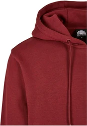 Southpole Kapuzensweatshirt Square Logo Hoody Dunkelrot/Rot/Bordeaux