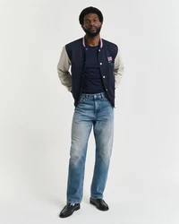 Gant T-Shirt marine/weiß