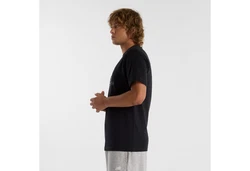 New Balance T-Shirt SPORT ESSENTIALS GRADIENT LOGO stein/schwarz/weiß