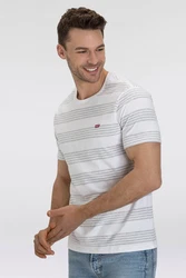 LEVI'S T-Shirt Original Housemark Tee Weiß/Creme