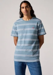 LEVI'S T-Shirt Original Housemark Tee Hellblau/Blau