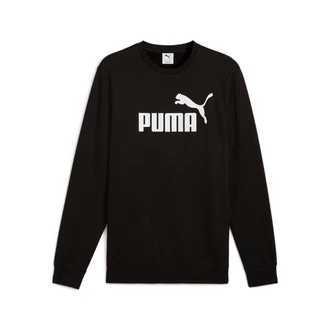 PUMA Langarmshirt ESS NO. 1 LOGO CREW FL Schwarz/Lila/Braun