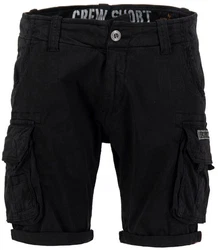 ALPHA INDUSTRIES Shorts Hose schwarz