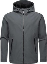 Ragwear Softshelljacke Shellwie Warm Herren Übergangsjacke Dunkelgrau/Hellgrau/Grau