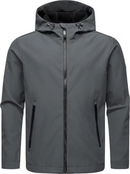 Ragwear Softshelljacke Shellwie Warm Herren Übergangsjacke Dunkelgrau/Hellgrau/Grau
