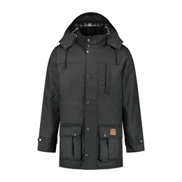 Outdoorjacke William Wax Parka Men Black L