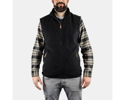 FORSBERG Winterjacke Vardir Fleeceweste Schwarz/Rot