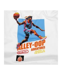 Bucketz T-Shirt All Day Mesh Short Hellblau/Rot/Orange/Weiß/Grün