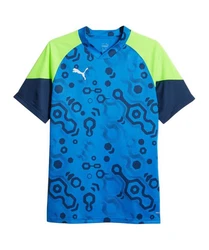 PUMA T-Shirt individualCUP Trikot Blau/Türkis/Hellblau