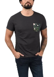 Blend T-Shirt BLEND BHFlorens Dunkelgrün/Khaki/Schwarz
