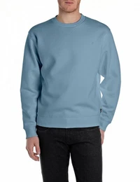 Sweatshirt mit V-Einsatz am Halsausschnitt