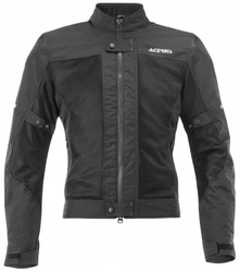 Acerbis Motorradjacke Ramsey Vented Dunkelgrau/Grau/Weiß