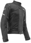 Acerbis Motorradjacke Ramsey Vented Dunkelgrau/Grau/Weiß
