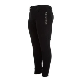 Stoffhose Herren Freizeit (78198961) Stretch Hose in Schwarz