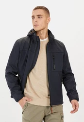 camel active Softshelljacke Funktionsjacke Outdoorjacke Dunkelblau/Hellblau/Beige