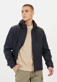 camel active Softshelljacke Funktionsjacke Outdoorjacke Dunkelblau/Hellblau/Beige