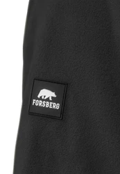 FORSBERG Sweatshirt Hoodie Zipper Schwarz