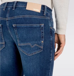 MAC 5-Pocket Jeans ARNE PIPE Weiß/Dunkelblau/Blau