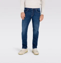 MAC 5-Pocket Jeans ARNE PIPE Weiß/Dunkelblau/Blau