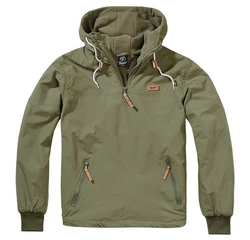 Brandit Outdoorjacke Luke Windbreaker Dunkelgrün/Khaki/Braun