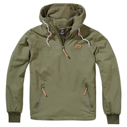 Brandit Outdoorjacke Luke Windbreaker Dunkelgrün/Khaki/Braun
