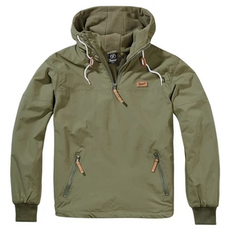 Brandit Outdoorjacke Luke Windbreaker Dunkelgrün/Khaki/Braun