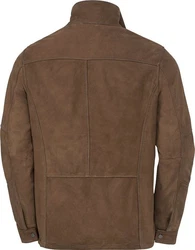 Ross & Cole Lederjacke Braun/Khaki