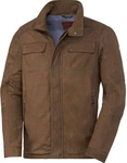 Ross & Cole Lederjacke Braun/Khaki