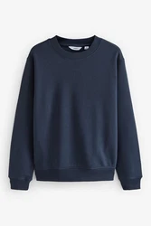 Next Sweatshirt Rundhals-Sweatshirts im 2er-Pack Dunkelgrün/Blau/Türkis/Dunkelblau