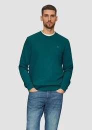 Sweatshirt Sweatshirt aus Baumwollmix mit Logo-Detail