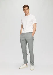 Stoffhose s.O PURE: Anzughose mit feiner Webstruktur